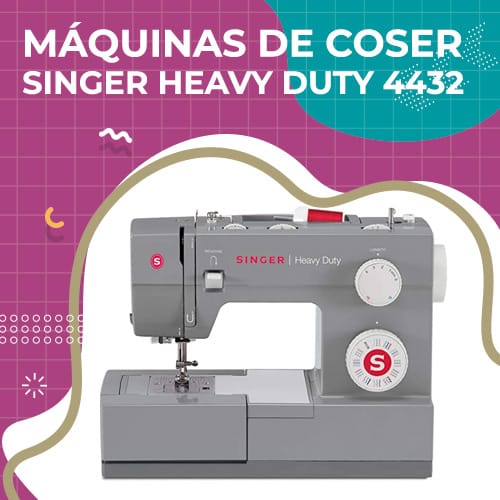 Las funciones de la Singer Heavy Duty 4432 son:Velocidad de costura  profesional extra alta más rápida que una máquina de coser convencional…